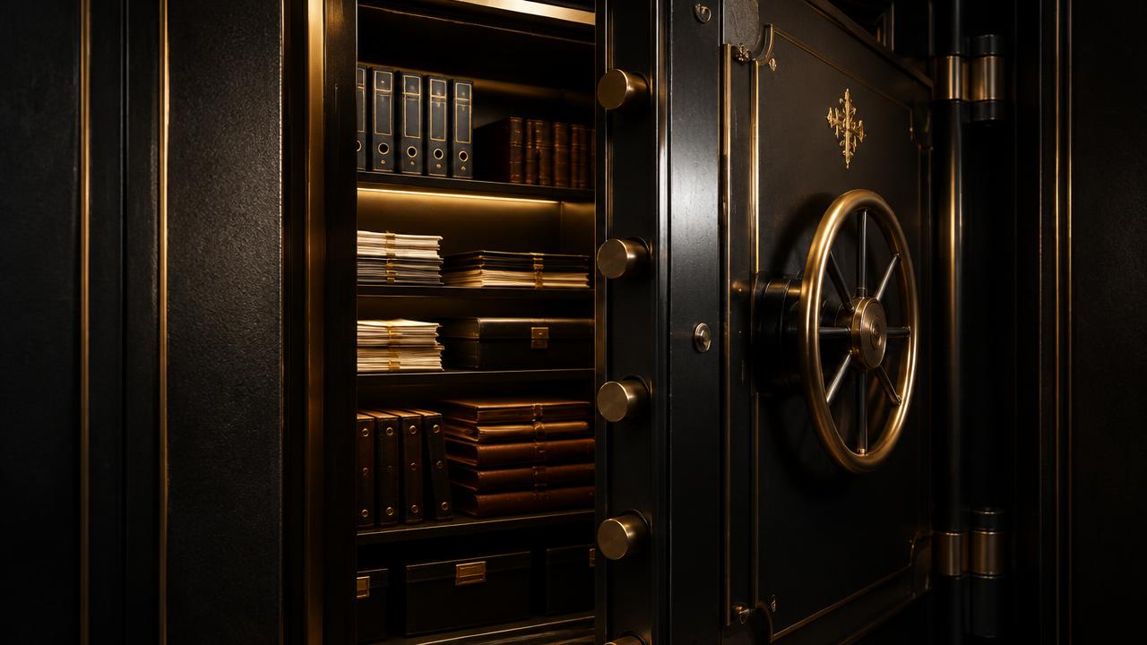 Secure vault for important documents